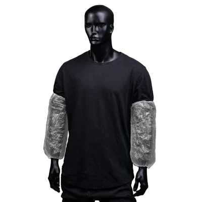 AMPRI-Einweg-PE-Ärmelschoner, Einmal-Armschoner, light, MED COMFORT, weiß, VE = 20 Pkg. á 100 Stück