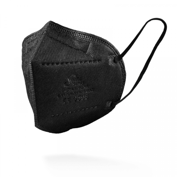 AMPRI-SolidSafety Filtrierende Halbmaske FFP2 NR, Box á 5 Stk., schwarz