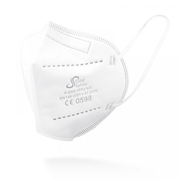 AMPRI-SolidSafety Filtrierende Halbmaske FFP2 NR, Box á 5 Stk., weiß