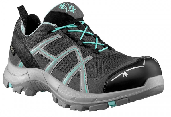 HAIX-Footwear, 610041-S3 Damen-Sicherheitshalbschuhe, BLACK EAGLE Safety 40.1 WS, LOW GREY/MINT, grau/grün