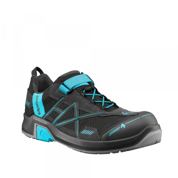 HAIX 630012-Sicherheitshalbschuh S1, CONNEXIS Safety T Ws S1 low, blau/grau