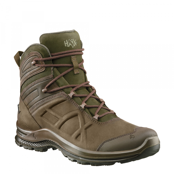 HAIX 340016-Freizeitschuh Mid, BLACK EAGLE Nature GTX, braun/grün