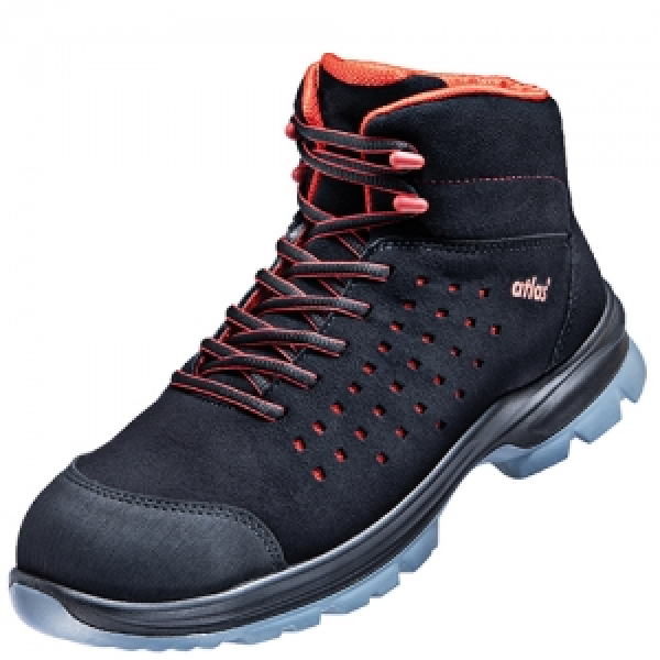 ATLAS-S1-Sicherheitshochschuhe, SL 32 red, ESD, schwarz/rot