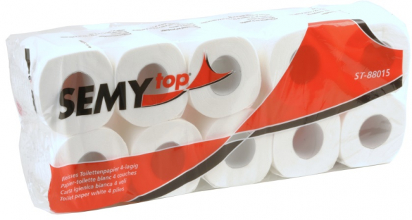 PL-Hygiene, Toilettenpapier, 150 Blatt, 4-lg, hochweiß, 8x10 Ro. / Ktn.