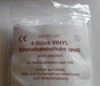 VOSS-Erste-Hilfe, Vinyl-Handschuhe, weiß, VE = 2 Stk.