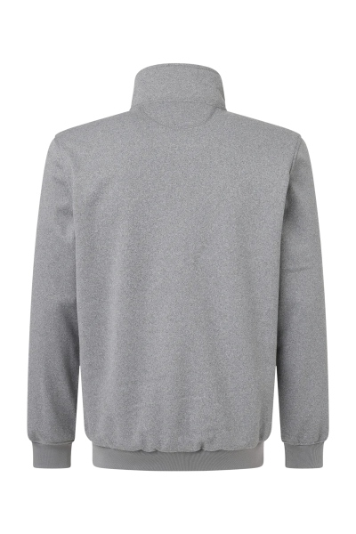 Pionier-Full Zip Sweatjacke, Frost Gray Melange