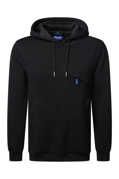 Pionier-Hoodie, Schwarz