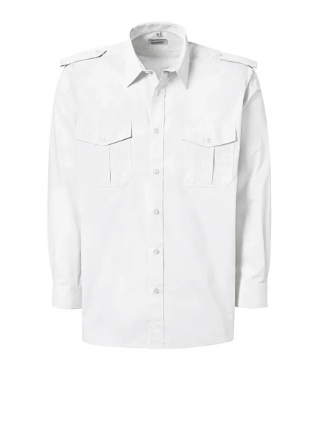 Pionier-Pilothemd SK 1/1, weiß