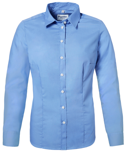 PIONIER-Workwear, Damenbluse, 1/1 Arm, BUSINESS FASHION, königsblau
