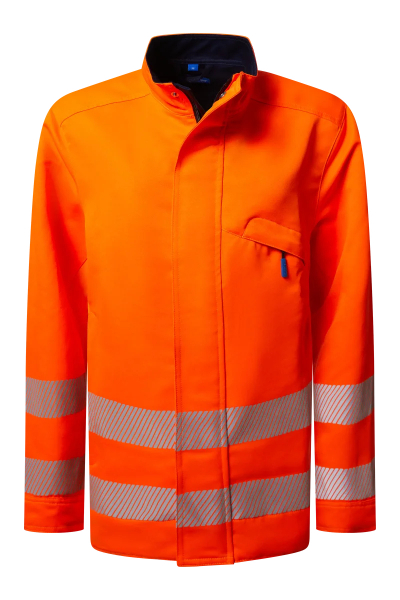Pionier-PW Hi-Vis 250 Bundjacke, High Visible Orange/Dress Blues