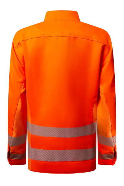 Pionier-PW Hi-Vis 250 Bundjacke, High Visible Orange/Dress Blues