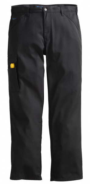PIONIER-Workwear, Kälte-Schutz, Thermo-Arbeits-Hose, Canvas, ca. 260g/m², schwarz