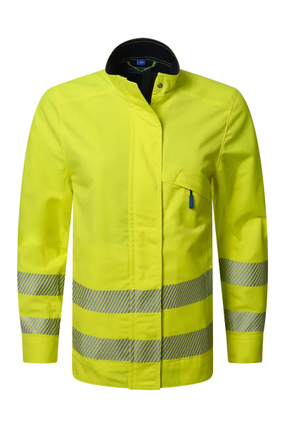 Pionier-PW Hi-Vis 250 Bundjacke Damen, High Visible Yellow/Dress Blues