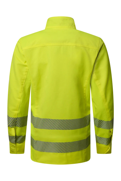 Pionier-PW Hi-Vis 250 Bundjacke Damen, High Visible Yellow/Dress Blues