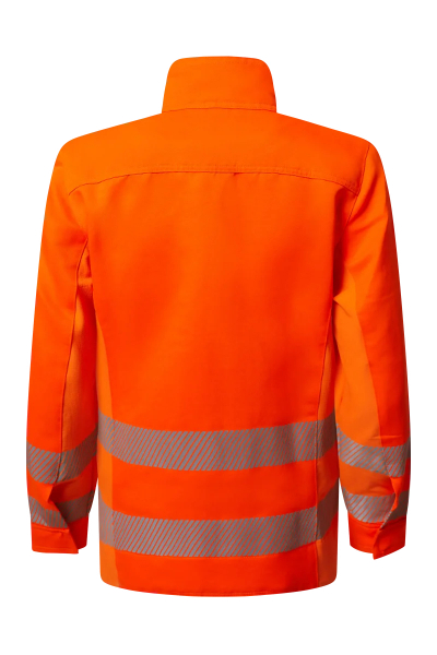 Pionier-PW Hi-Vis 250 Bundjacke Damen, High Visible Orange/Dress Blues