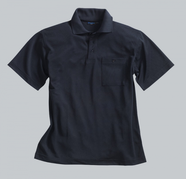 PIONIER-Worker-Shirts, Funktions-Polo-Shirt Natura, ca. 185g/m², schwarz