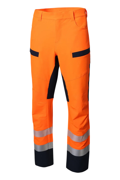 Pionier-PW Hi-Vis 250 Bundhose Sommer, High Visible Orange/Dress Blues
