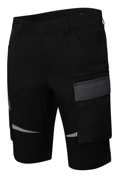Pionier-PW Essential Bermuda, Schwarz/Dunkelgrau