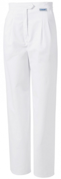 PIONIER-Workwear, Damen-Arbeits-Berufs-Bund-Hose, ca. 210g/m², weiss