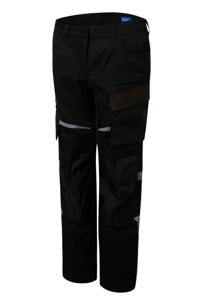 Pionier-PW Essential Bundhose Damen, Schwarz/Coffee Bean
