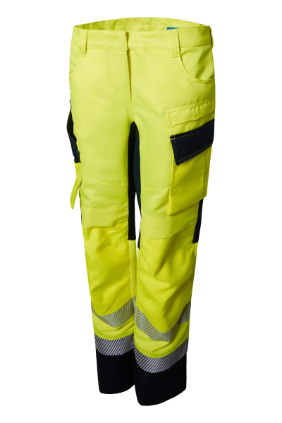 Pionier-PW Hi-Vis 250 Bundhose Damen, High Visible Yellow/Dress Blues