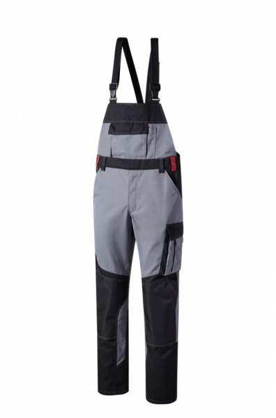 PIONIER-Workwear, Latzhose, hellgrau