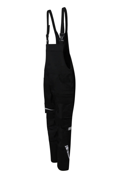 Pionier-PW Essential Latzhose, Schwarz