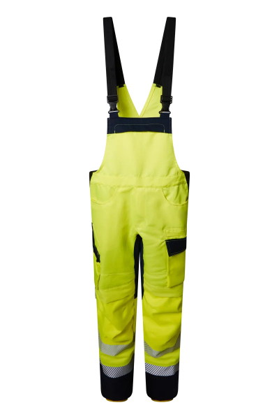 Pionier-PW Hi-Vis 250 Latzhose, High Visible Yellow/Dress Blues