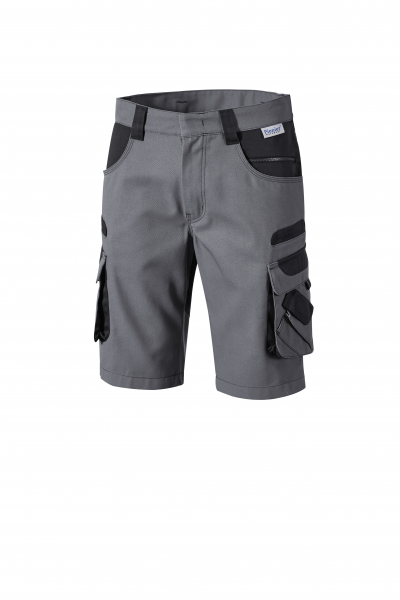 PIONIER-Workwear, Bermuda, Arbeits-Berufs-Shorts, TOOLS, 285g/m², grau/schwarz