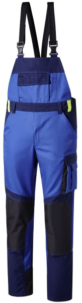 PIONIER-Workwear, Latzhose-Concept, ca. 245g/m², marine/kornblau
