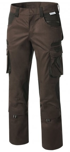 PIONIER-Workwear, Damen-Bundhose, TOOLS, 285g/m², braun/schwarz