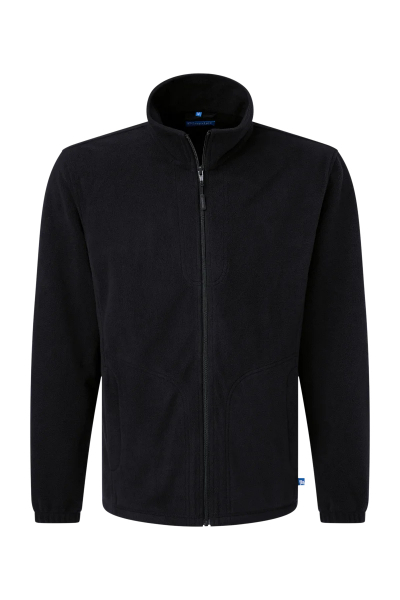Pionier-Micro Flece Jacke, Schwarz