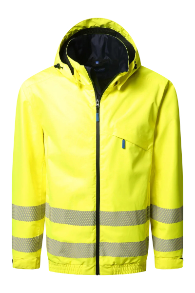 Pionier-PW Hi-Vis Bomberjacke, High Visible Yellow/Dress Blues