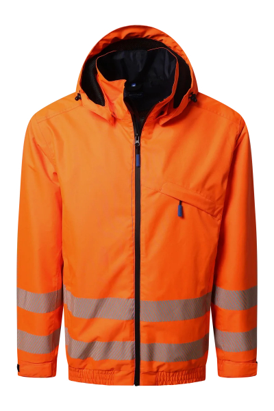 Pionier-PW Hi-Vis Bomberjacke, High Visible Orange/Dress Blues