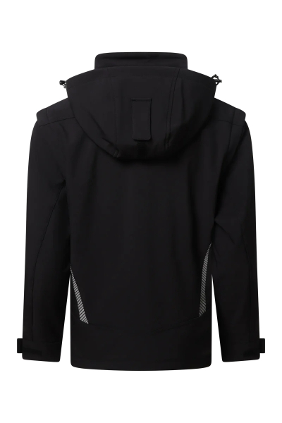 Pionier-PW Essential Softshell Jacke Damen, Schwarz