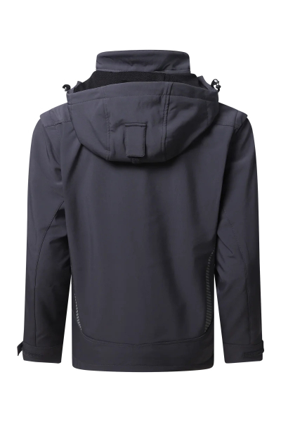 Pionier-PW Essential Softshell Jacke Damen, Dunkelgrau