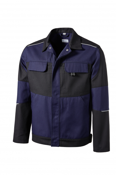 PIONER-Workwear, Arbeits-Berufs-Bund-Jacke, RESIST 1, ca. 300g/m², marine/schwarz