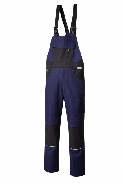 PIONIER-Workwear, Arbeits-Berufs-Latz-Hose, RESIST 1, ca. 300g/m², marine/schwarz