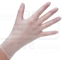 WIROS-Hand-Schutz, Einweg-Vinyl Handschuhe, puderfrei, Premium plus, Spenderbox, weiß, Pkg á 100 Stück, VE = 10 Pkg.