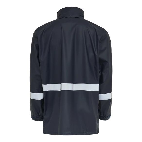 ELKA-Workwear, Rainwear-Wetter-Schutz, PU-Workwear, Regen-Jacke, DRY ZONE OFFSHORE, 200g/m², marine