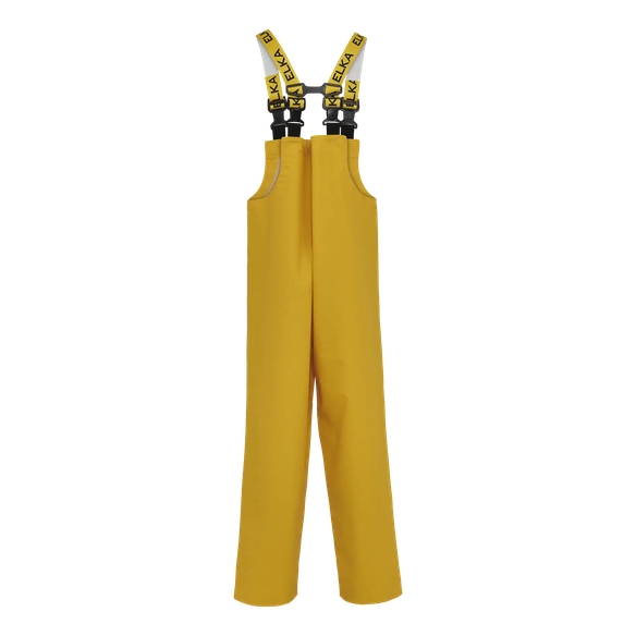 ELKA-Workwear, Rainwear-Wetter-Schutz, Regen-Latzhose, PVC LIGHT, 320g/m², gelb