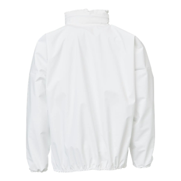 ELKA-Workwear, Rainwear-Wetter-Schutz, PU-Workwear, Regen-Jacke, Cleaning mit Reißverschluss ,weiß