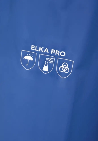 ELKA-Workwear, Rainwear-Wetter-Schutz, PU-Workwear, Regen-Jacke, Cleaning mit Reißverschluss u. 2 Taschen, cobalt