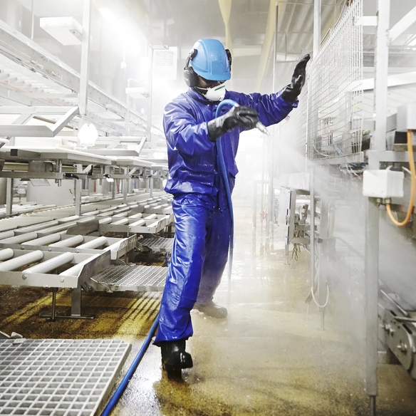 ELKA-Workwear, Rainwear-Wetter-Schutz, Regen-SchlupFELDTMANN-Workwear, Jacke, Xtreme mit Elastik am Ärmel, cobalt