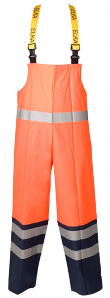 ELKA-Warnschutz, Warnschutzlatzhose, 220g/m², warnorange/schwarz
