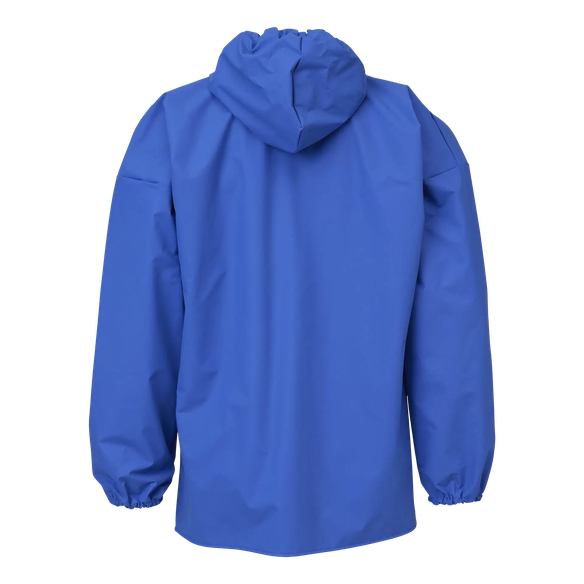 ELKA-Workwear, Rainwear-Wetter-Schutz, PU-Workwear, Regen-Jacke, Xtreme mit Druckknöpfe, cobalt