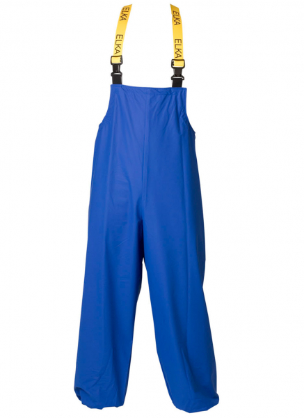 ELKA-Workwear, Rainwear-Wetter-Schutz, PU-Workwear, Regen-Latzhose, Xtreme, cobalt