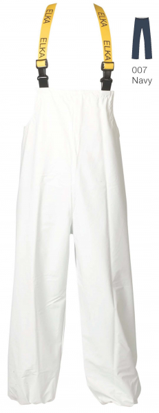 ELKA-Workwear, Rainwear-Wetter-Schutz, PU-Workwear, Regen-Latzhose, Cleaning, 240g/m², marine