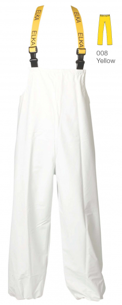 ELKA-Workwear, Rainwear-Wetter-Schutz, PU-Workwear, Regen-Latzhose, Cleaning, 240g/m², gelb