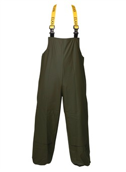 ELKA-Workwear, Rainwear-Wetter-Schutz, PU-Workwear, Regen-Latzhose, Cleaning, mit Knieverstärkung, oliv